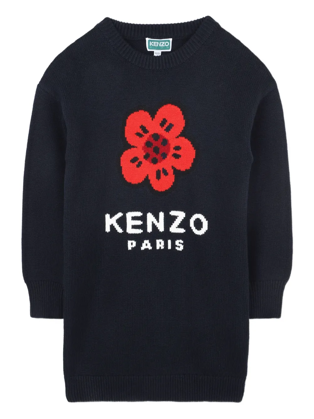 Kenzo Kids Boke Flower knitted dress | Blue | Image 1