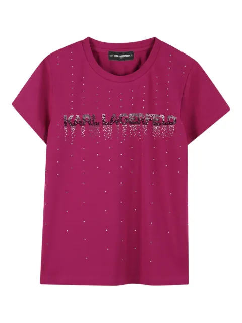 Karl Lagerfeld Kids ロゴスタッズ Tシャツ