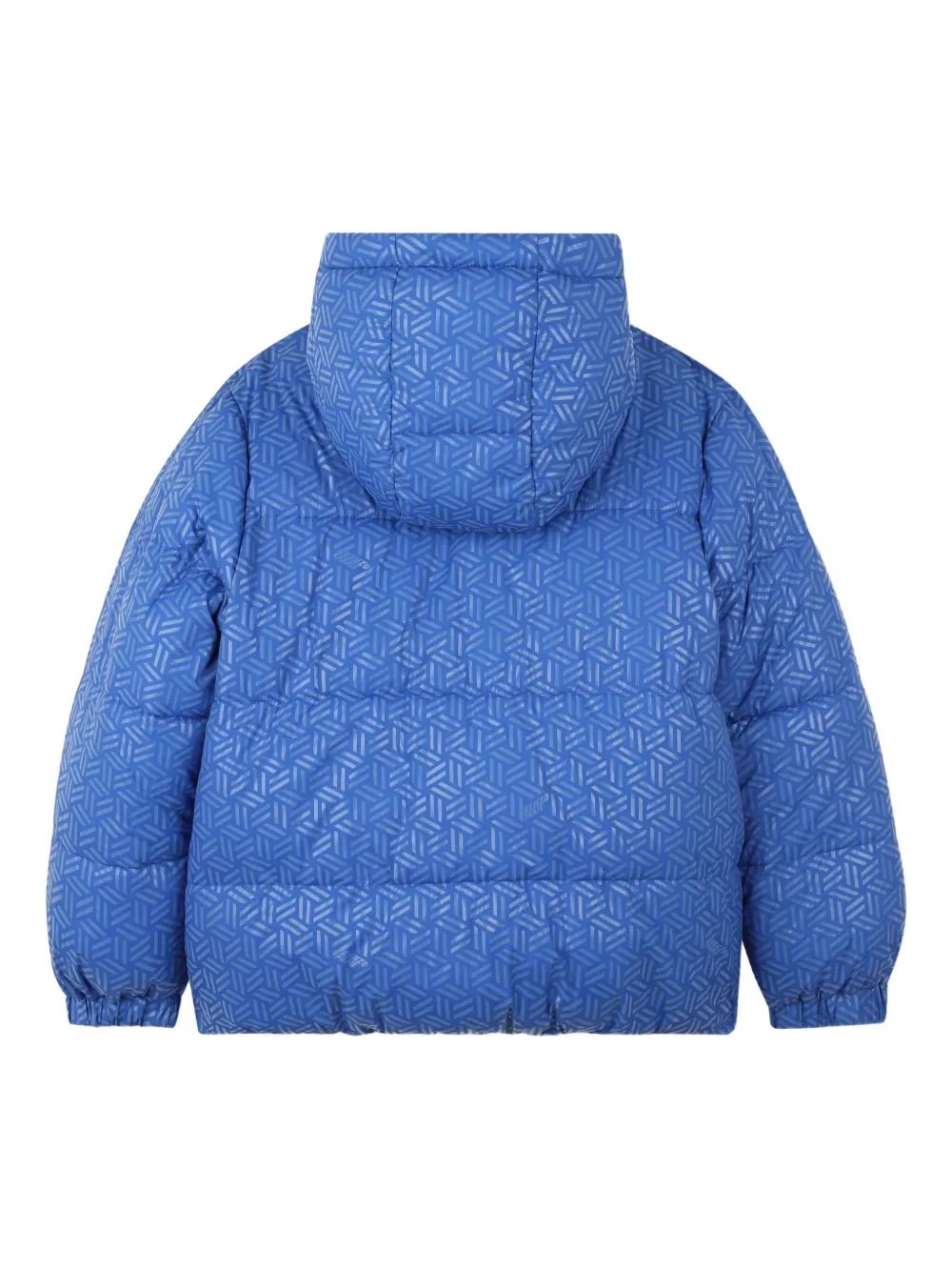 Kenzo Kids Jack met capuchon en logoprint Blauw
