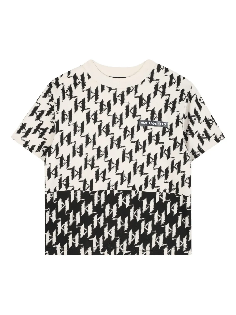 Karl Lagerfeld Kids graphic-print T-shirt | Black | Image 1