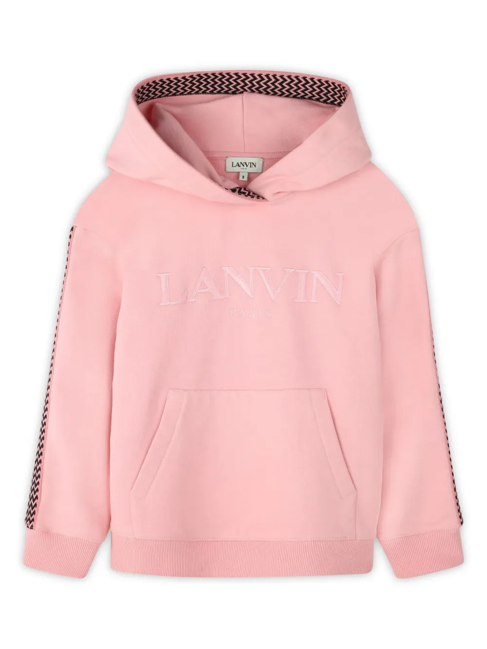 Lanvin Enfant logo-detailing hoodie | Pink | Image 1