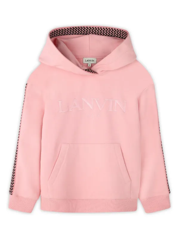 Lanvin Enfant ロゴ パーカー | ピンク | FARFETCH JP