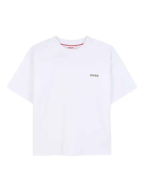 HUGO KIDS logo-print T-shirt