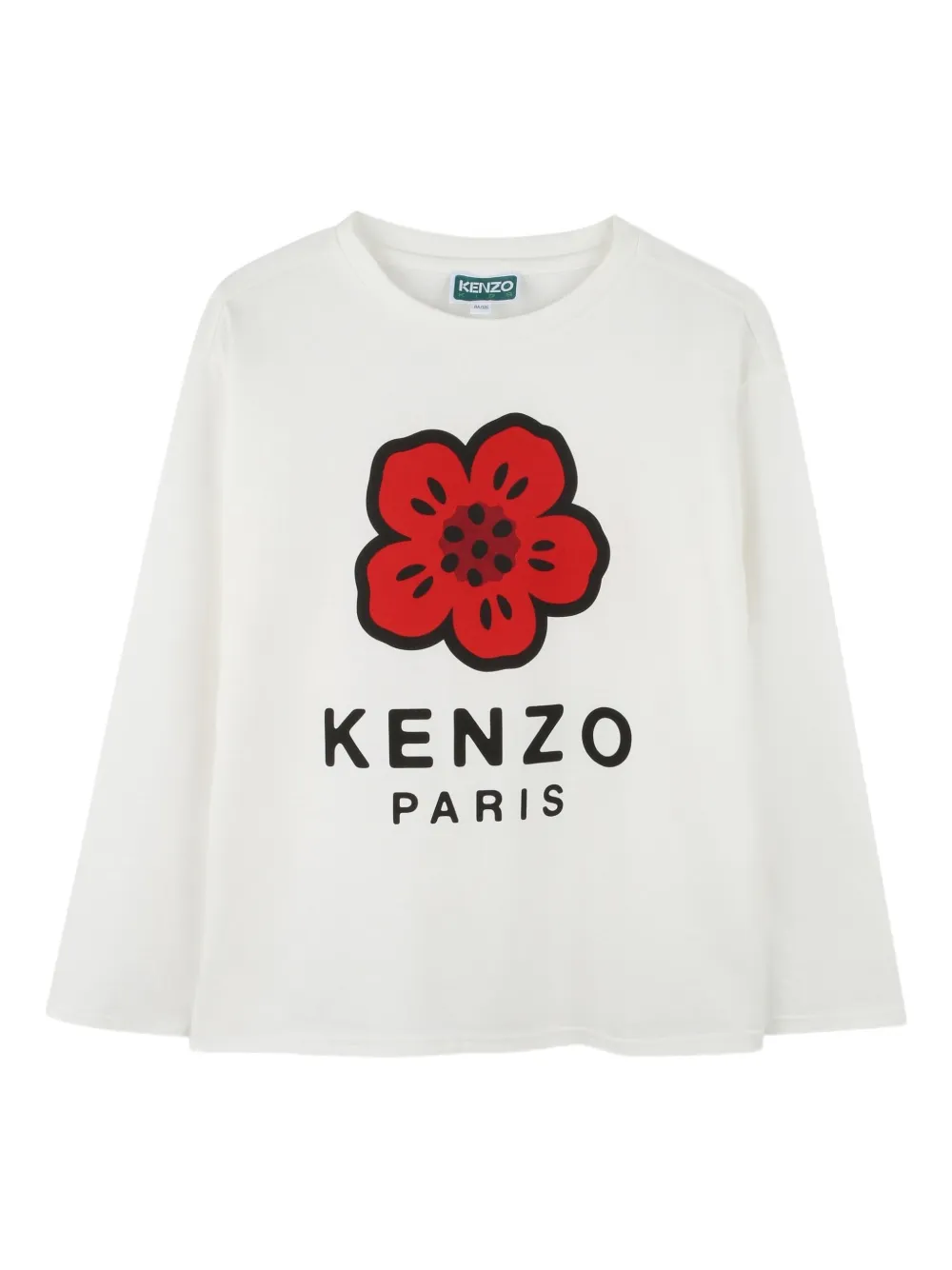 Kenzo Kids T-shirt met lange mouwen Wit