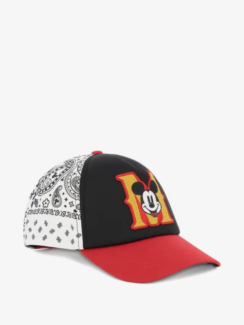 Marc Jacobs Kids gorra de béisbol con estampado de bandana en colaboración con Mickey Mouse