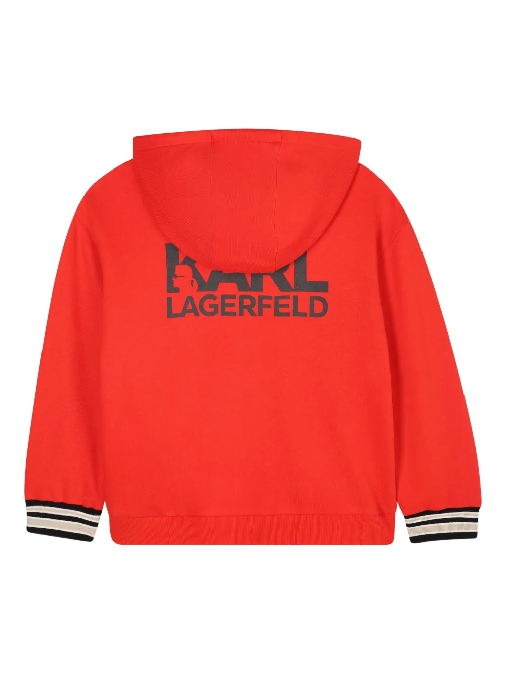 Karl Lagerfeld Kids Hoodie met logoprint Rood