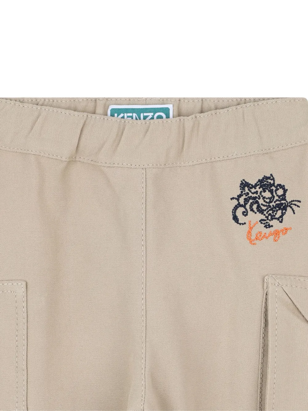 Kenzo Kids Cargo broek Beige