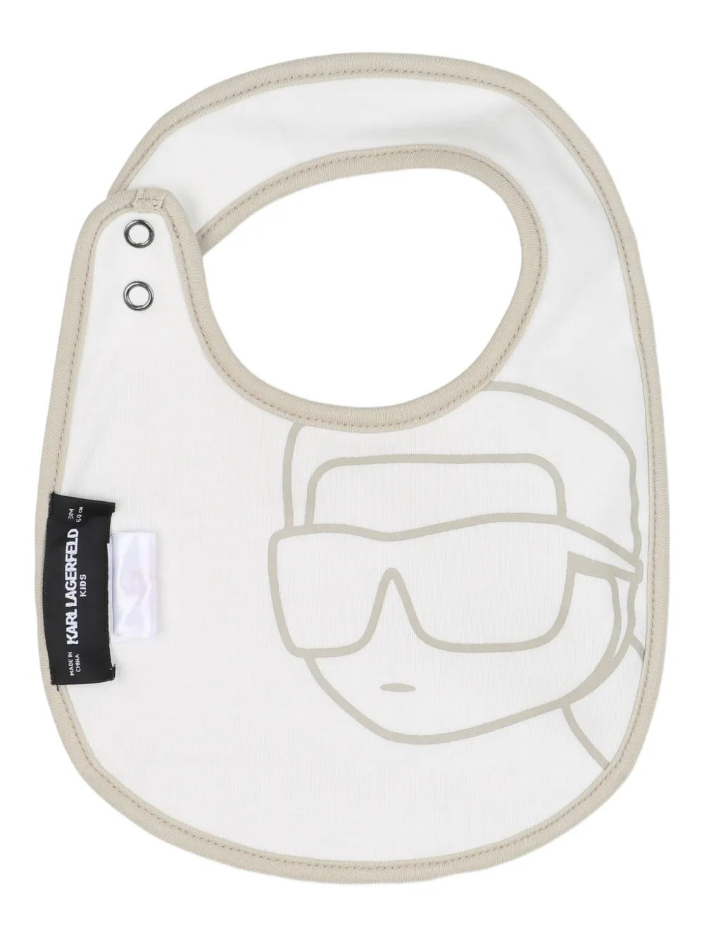 Karl Lagerfeld Kids Romperset met Ikon-print Beige