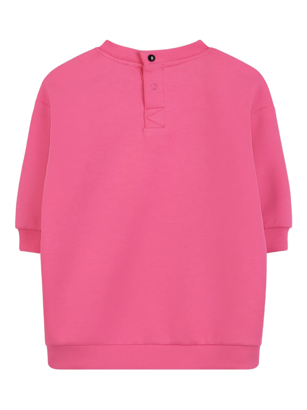 Karl Lagerfeld Kids Jurk met katprint Roze