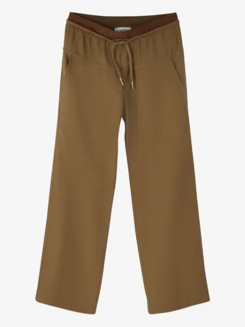 Lanvin Enfant pantalon à taille élastiquée