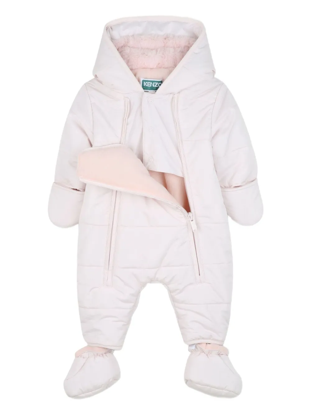 Kenzo Kids Skipak met capuchon Wit