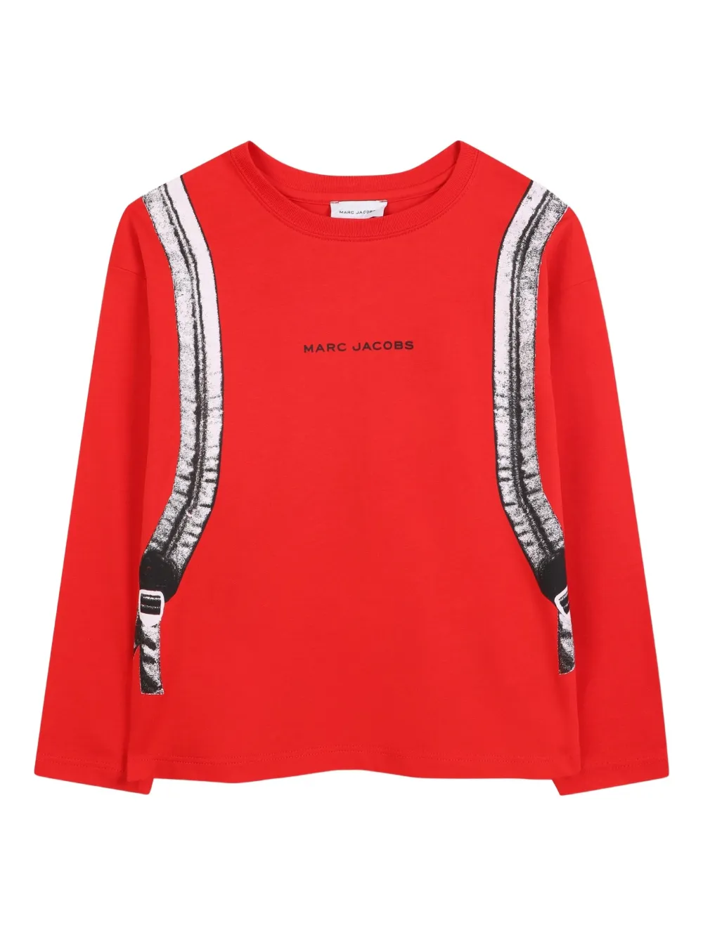 Marc Jacobs Kids グラフィック ロングTシャツ - レッド Marc Jacobs Kids グラフィック ロングTシャツ - レッド