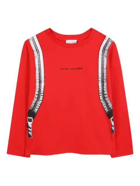 Marc Jacobs Kids تيشيرت بأكمام طويلة وطبعة جرافيك
