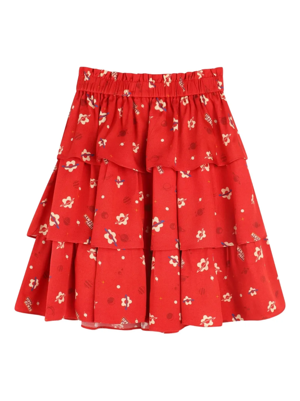 Kenzo Kids Rok met ruches Rood