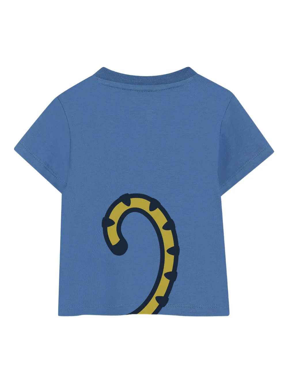 Kenzo Kids T-shirt met tijgerprint Blauw