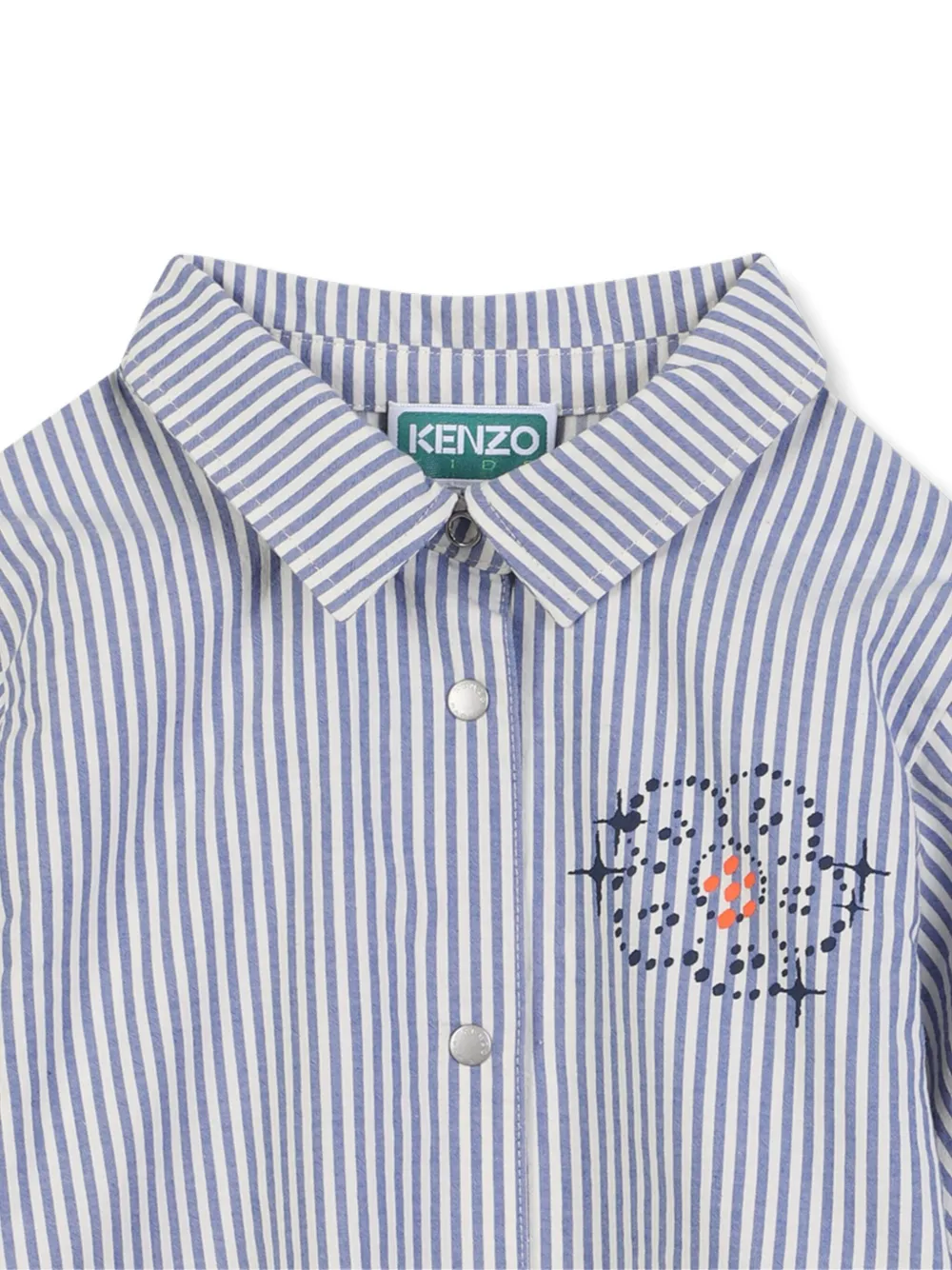 Kenzo Kids Gestreept shirt Blauw