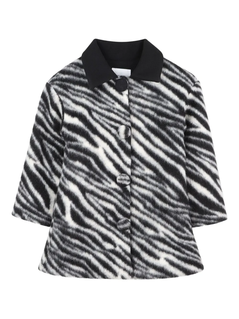 Marc Jacobs Kids Jas met zebraprint Zwart
