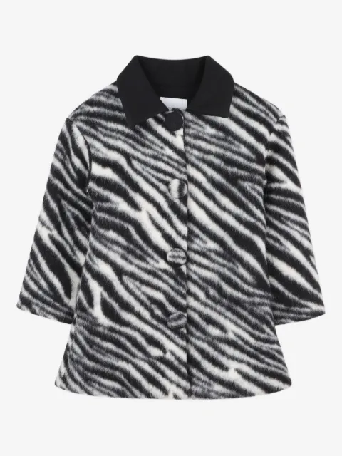Marc Jacobs Kids abrigo con estampado de cebra