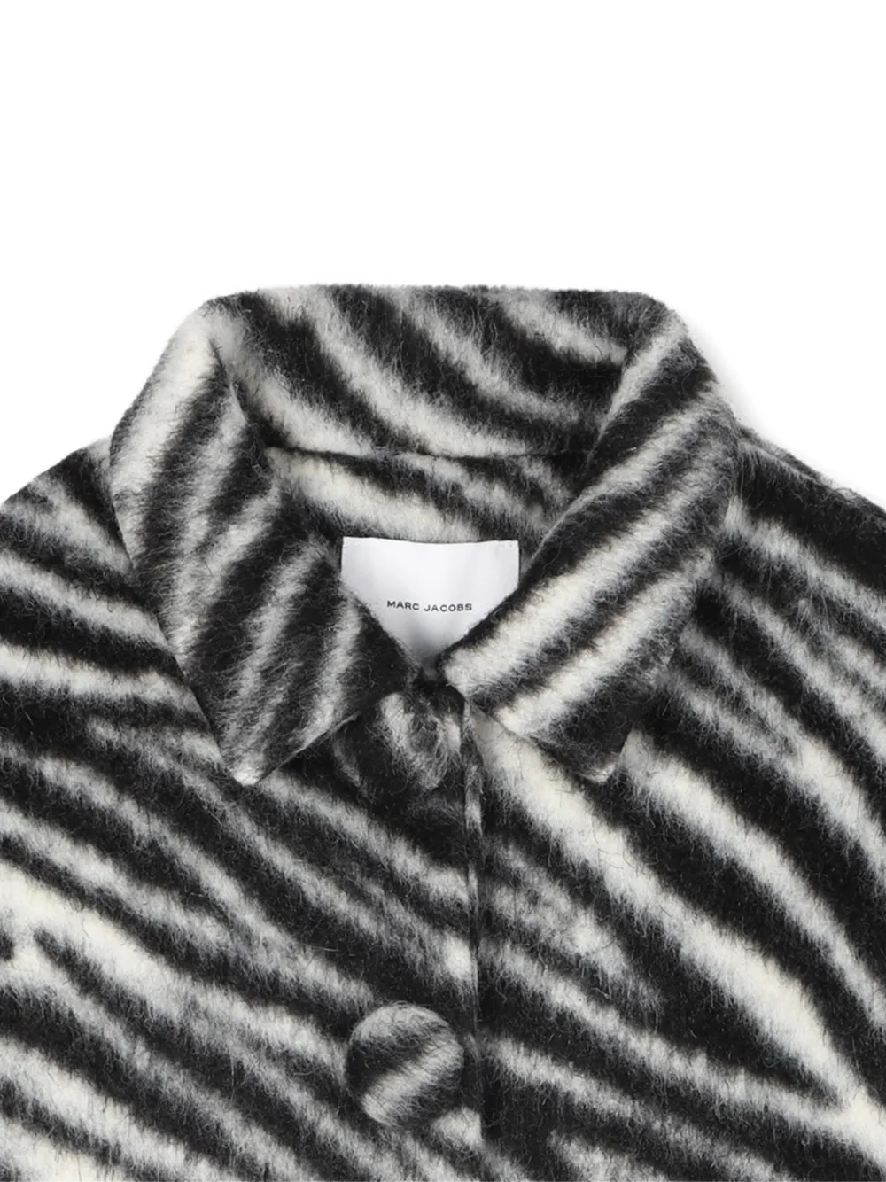 Marc Jacobs Kids Jas met zebraprint Zwart