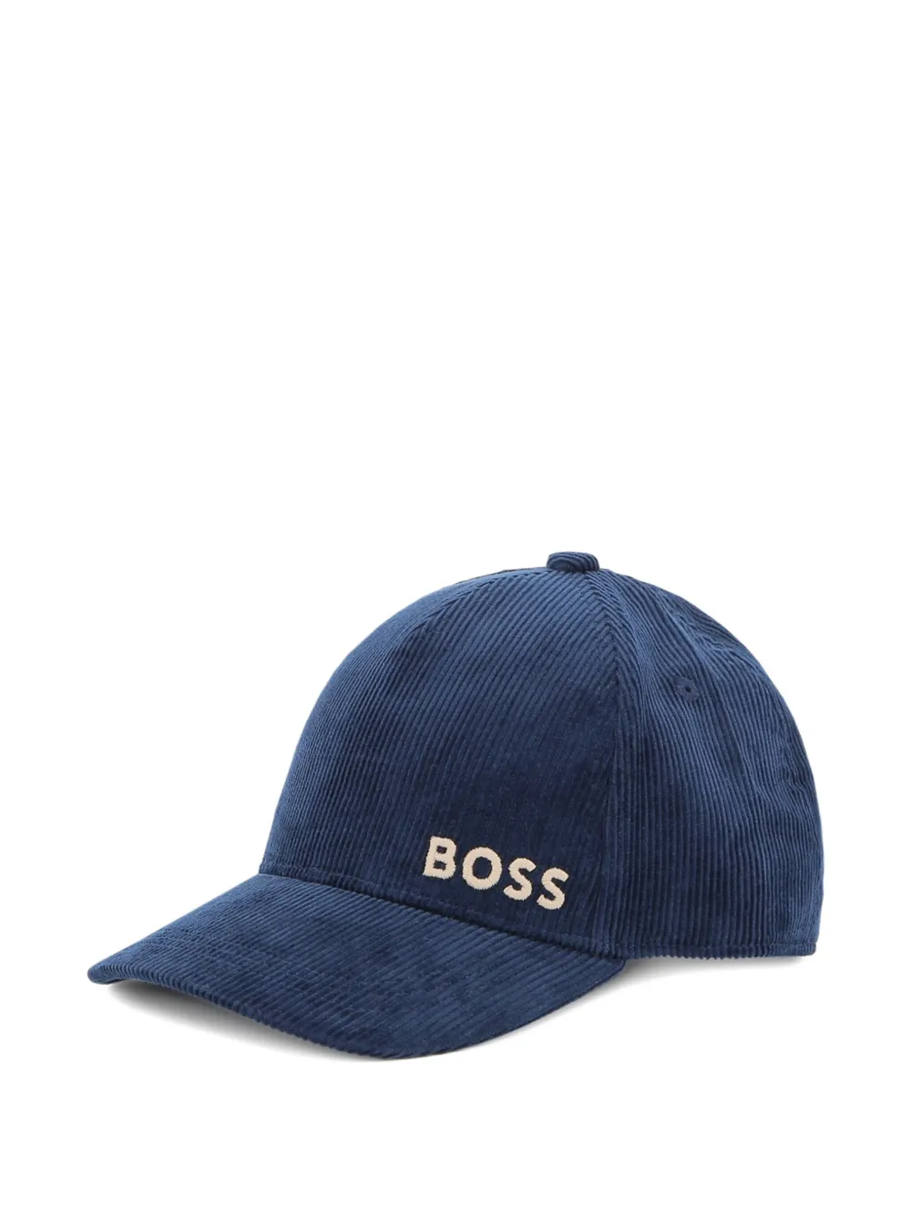 BOSS Kidswear Ribfluwelen pet Blauw