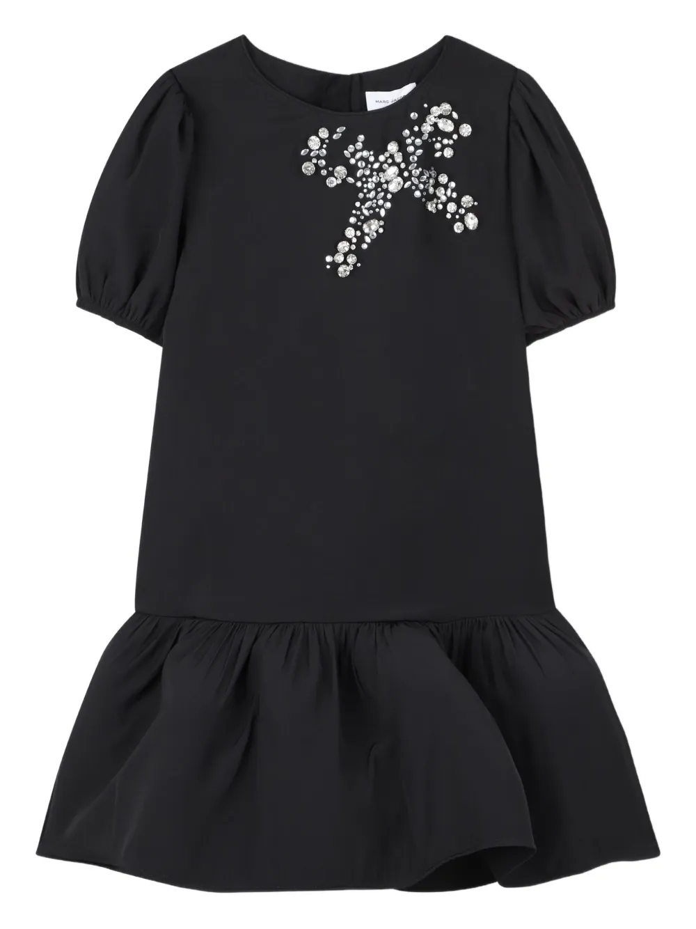 Marc Jacobs Kids Mini-jurk verfraaid met kralen Zwart