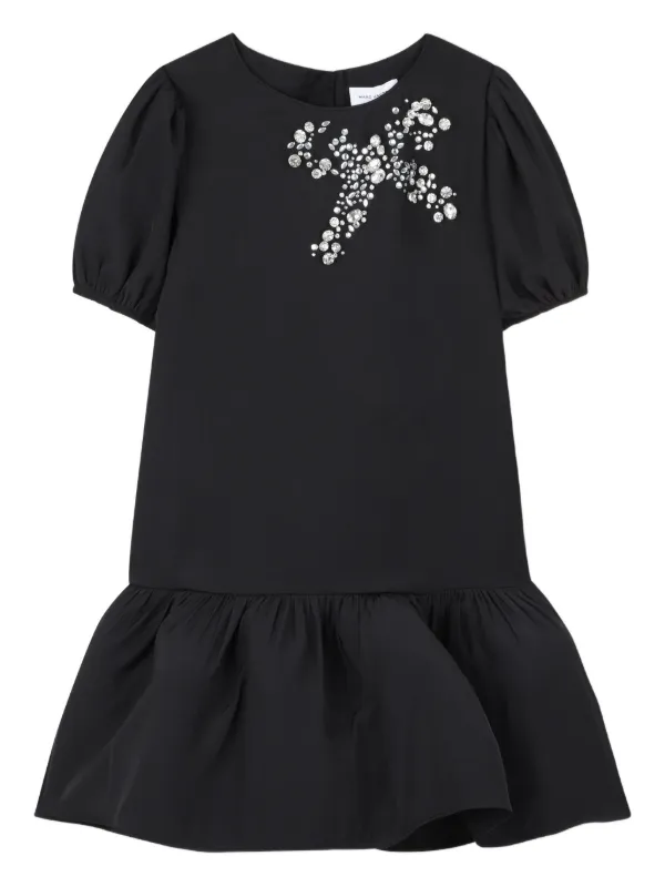 Marc Jacobs The Gem Bow Dress in Black, Size 10Y