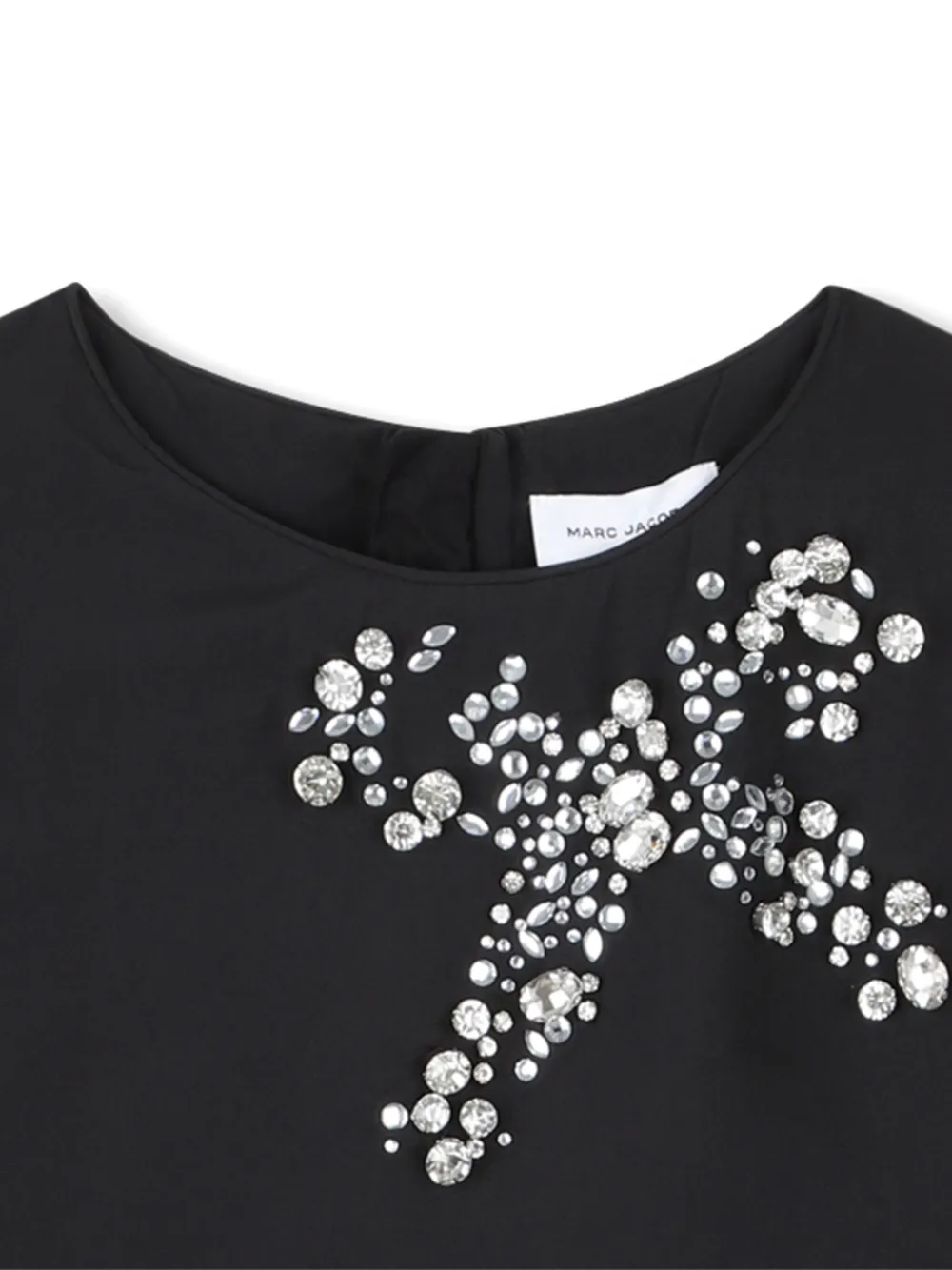 Marc Jacobs Kids Mini-jurk verfraaid met kralen Zwart