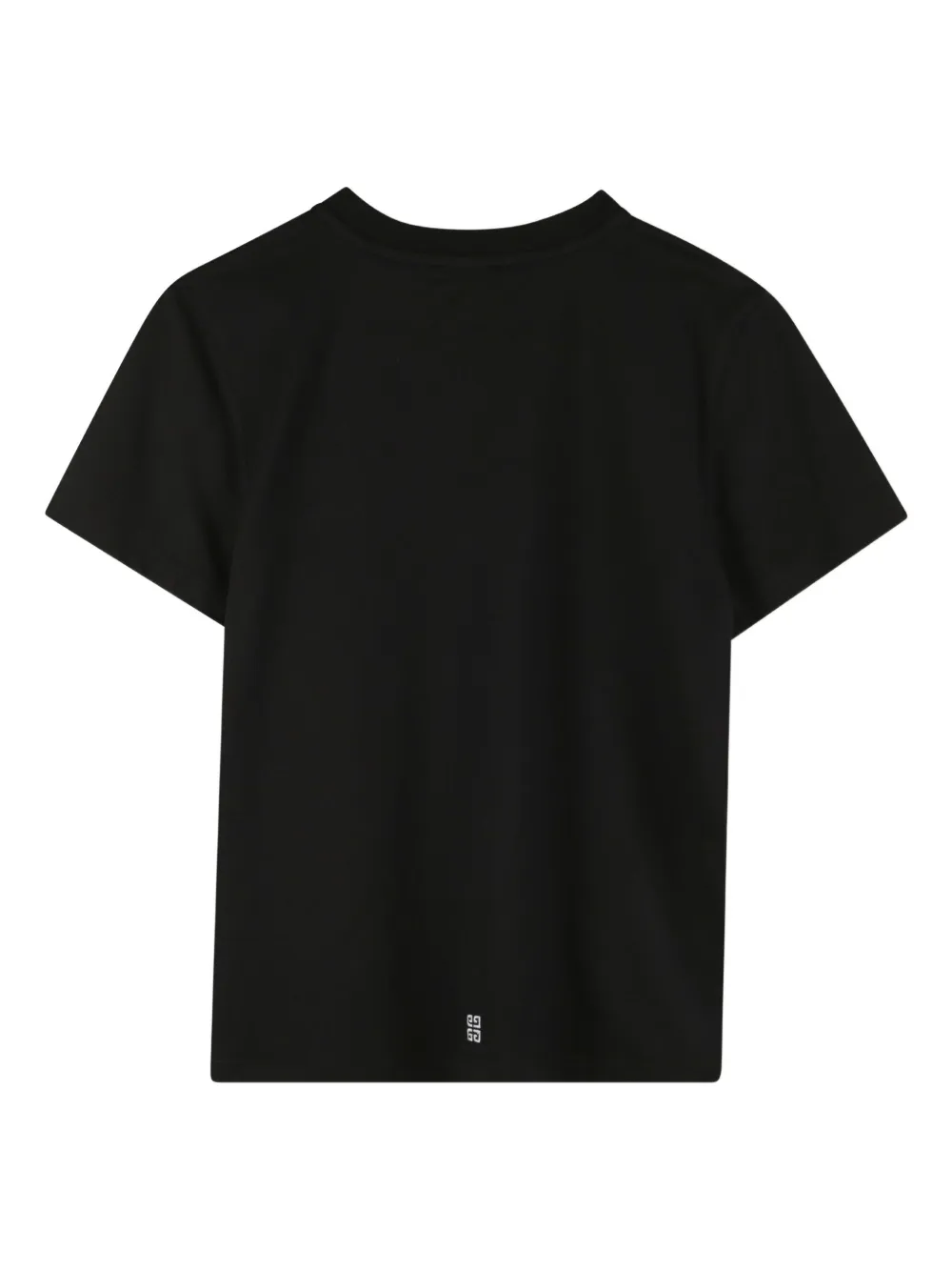 Givenchy Kids T-shirt met korte mouwen en patch Zwart