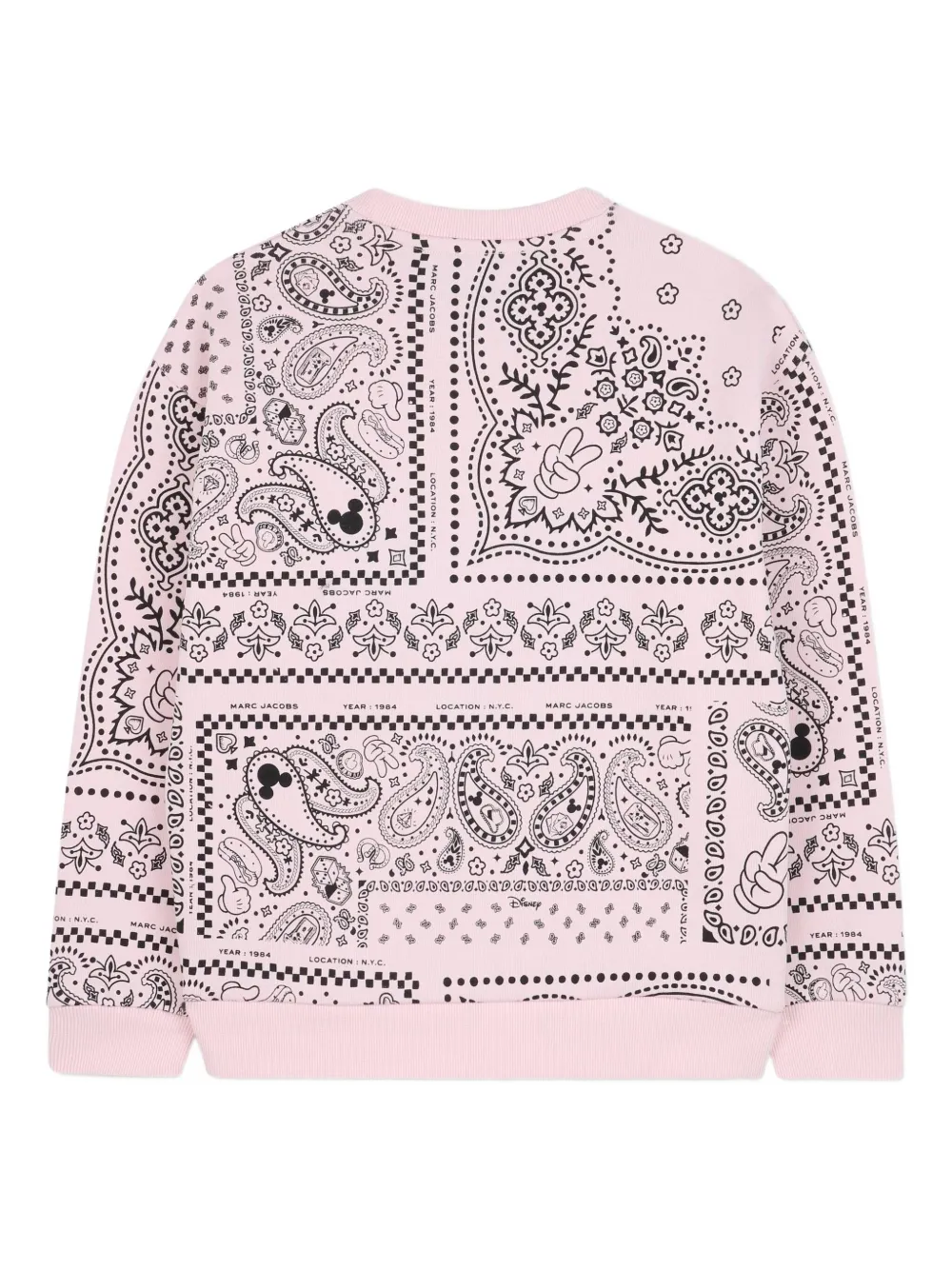Marc Jacobs Kids Mickey paisley-print sweatshirt | Boys Hoodies & Sweatshirts | Image 2