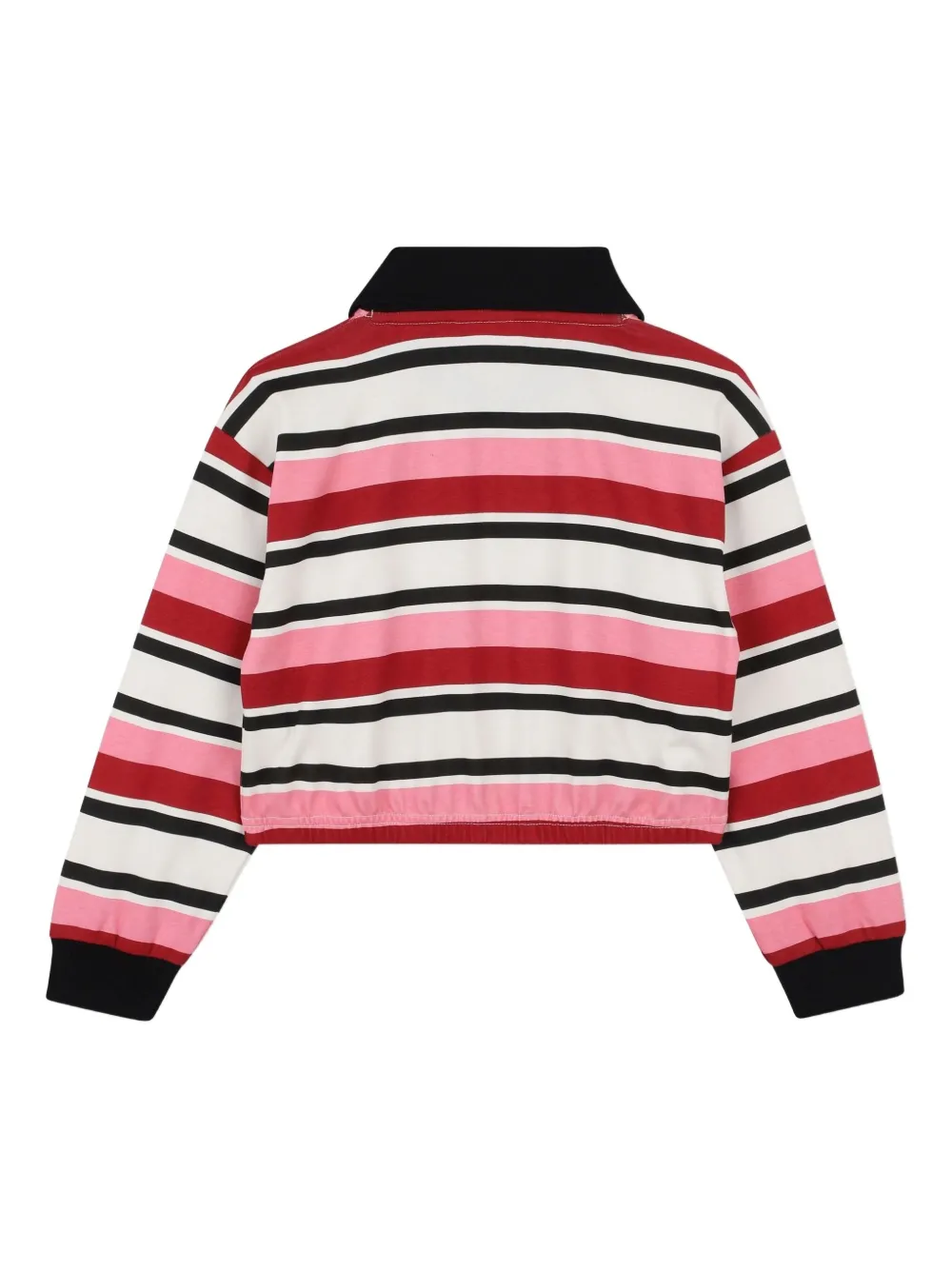HUGO KIDS Gestreept poloshirt Roze
