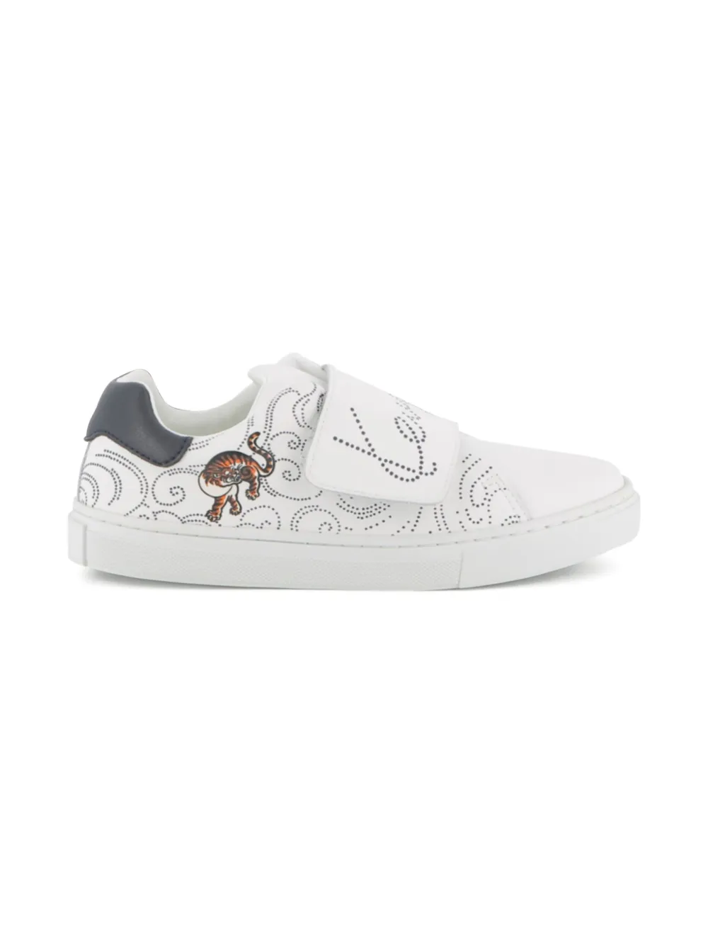 Kenzo Kids Sneakers verfraaid met logo - Wit