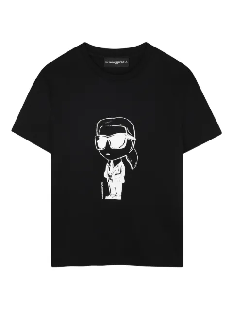 Karl Lagerfeld Kids logo-print short-sleeved T-shirt