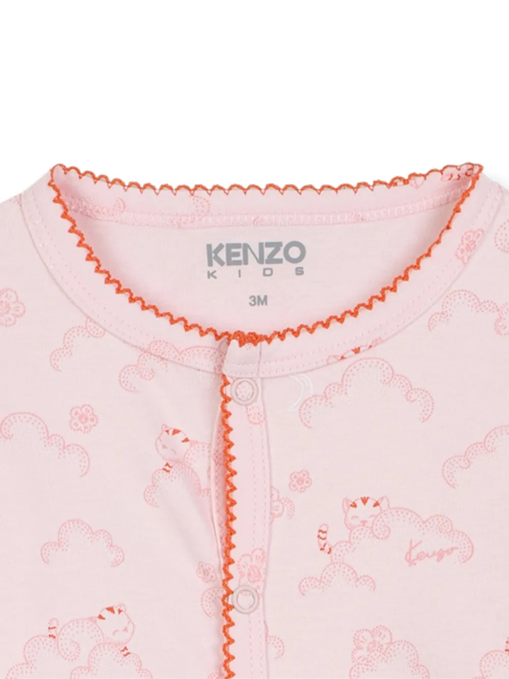 Kenzo Kids Pyjama met print Roze