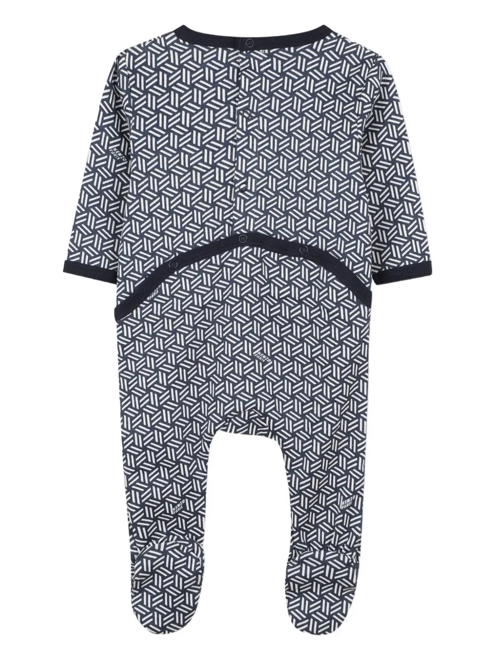 Kenzo Kids Pyjama met geometrische print en lange mouwen Wit