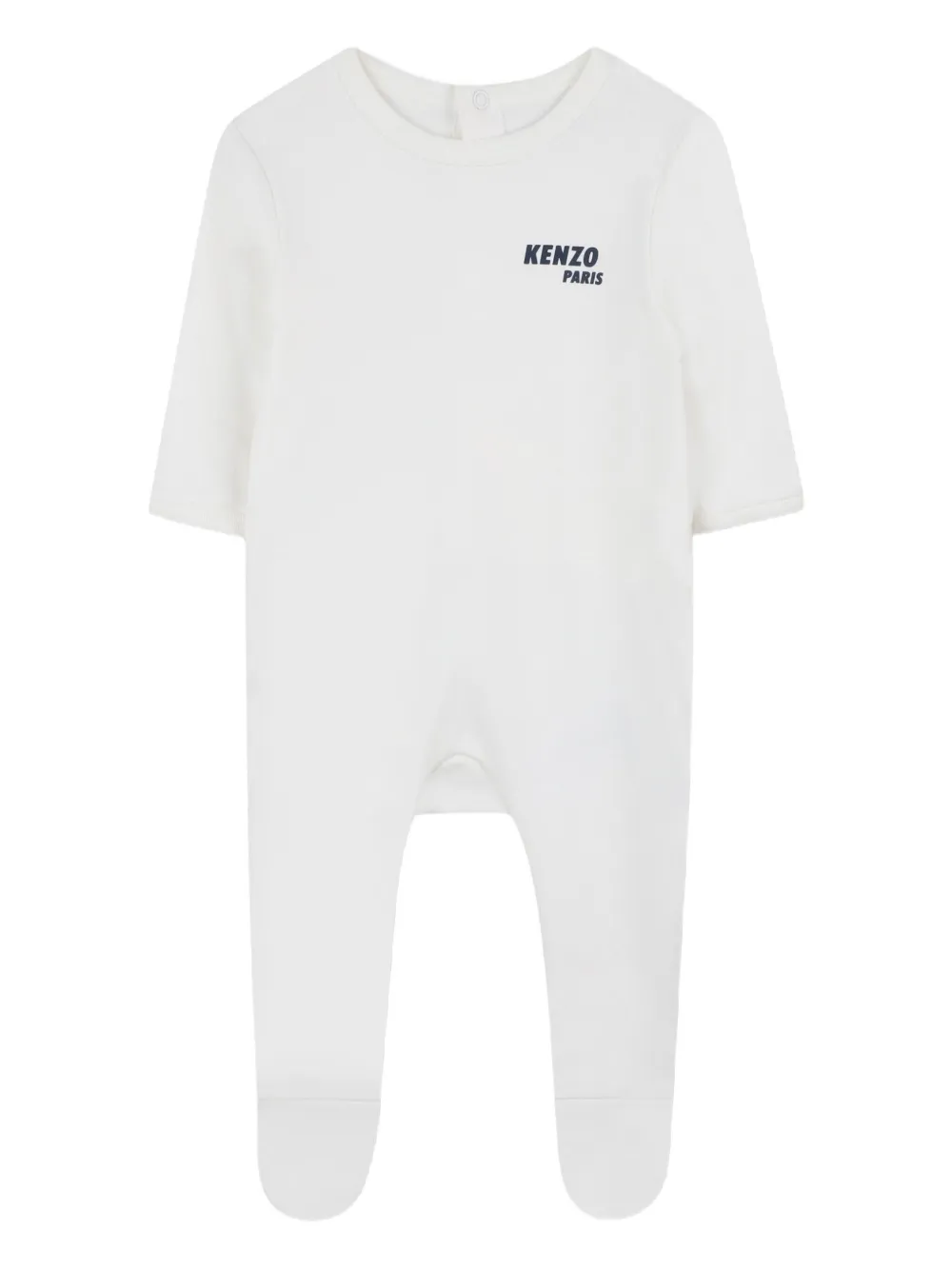 Kenzo Kids Pyjama met geometrische print en lange mouwen Wit