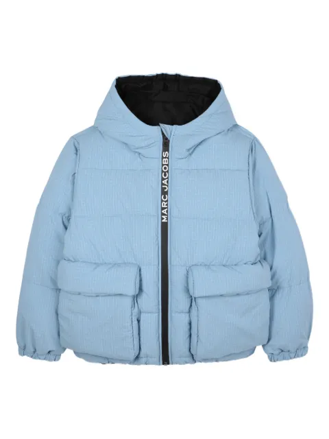 Marc Jacobs Kids checked puffer jacket