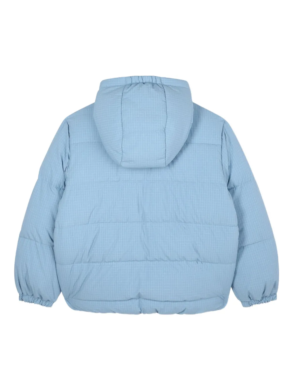 Marc Jacobs Kids Geruit donsjack Blauw