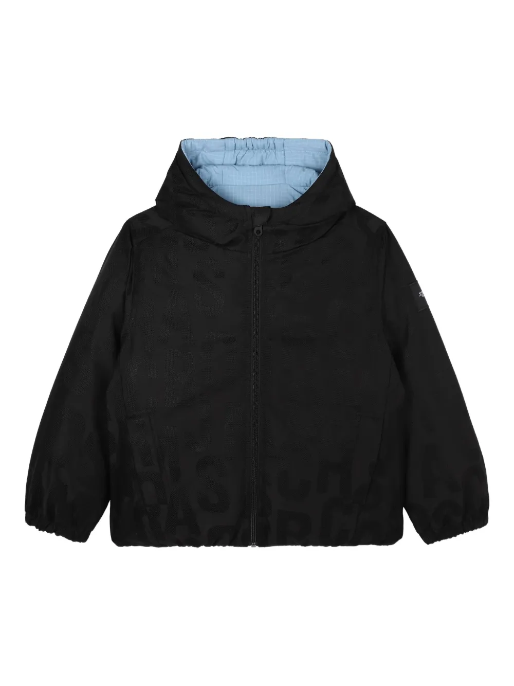 Marc Jacobs Kids Geruit donsjack Blauw