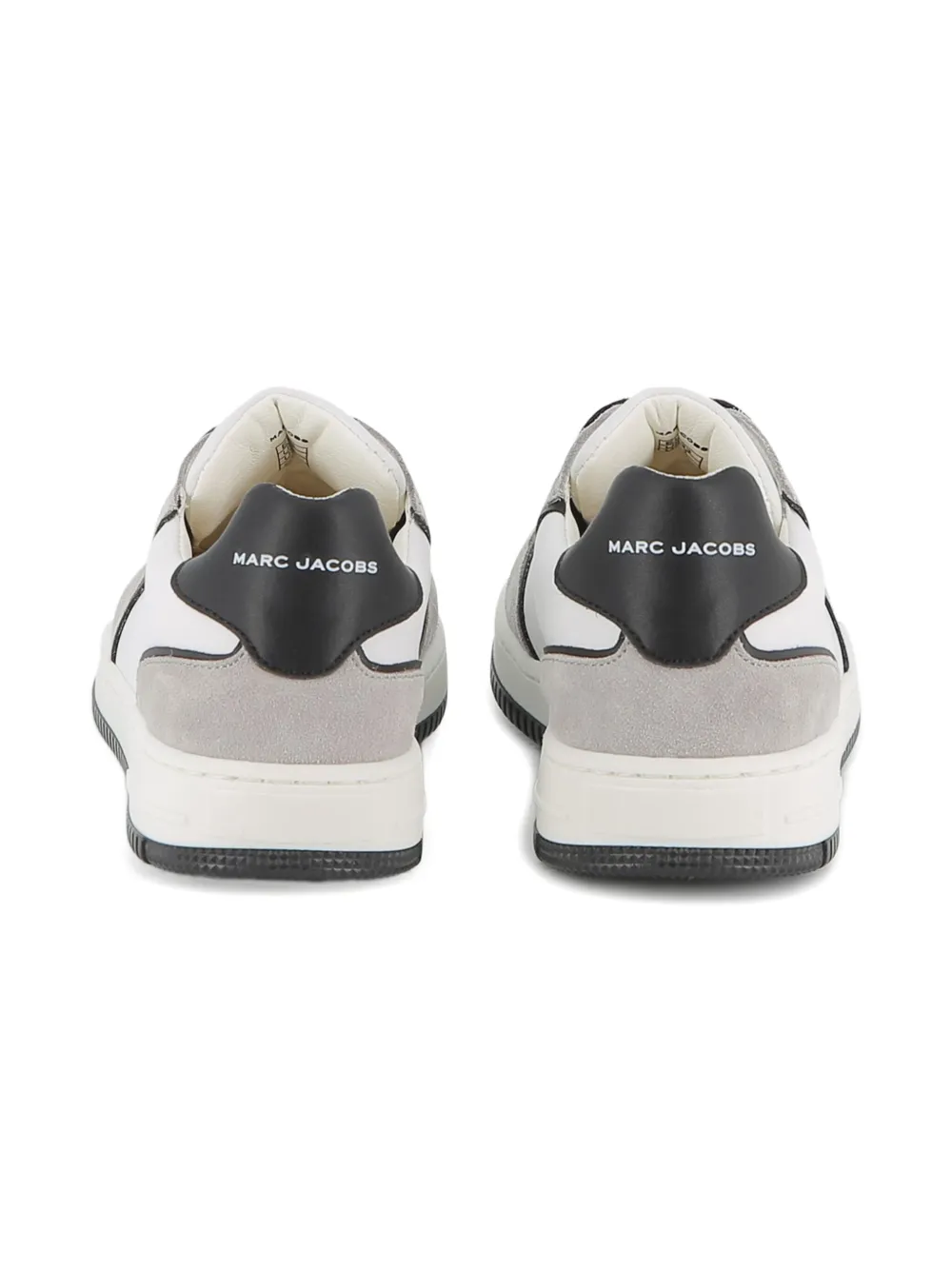 Marc Jacobs Kids panelled lace-up sneakers White