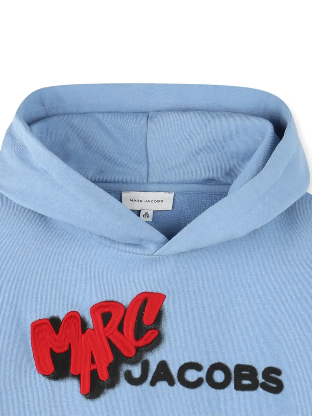 Marc Jacobs Kids Hoodie met logoprint Blauw