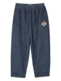 Kenzo Kids corduroy elasticated trousers - Blue
