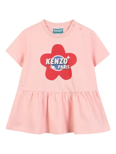 Kenzo Kids floral-print dress