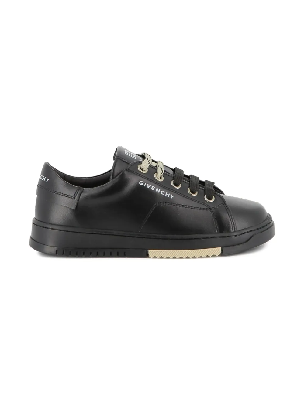 Givenchy Kids leather low-top sneakers Black