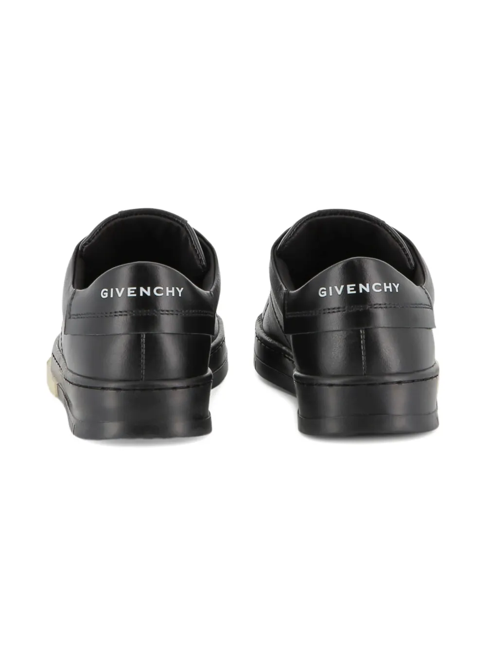 Givenchy Kids leather low-top sneakers Black