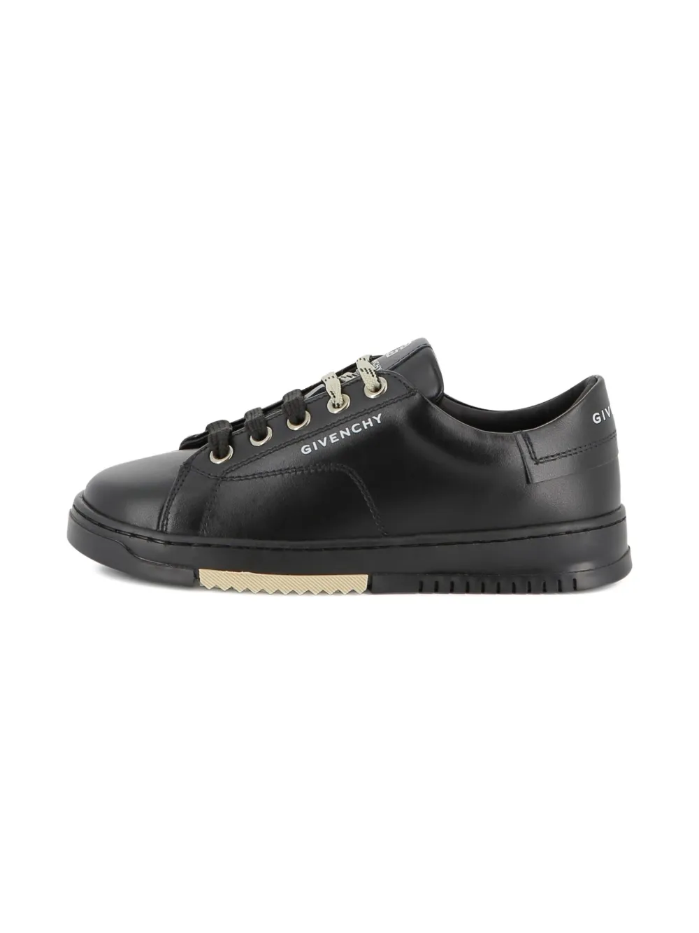 Givenchy Kids leather low-top sneakers Black
