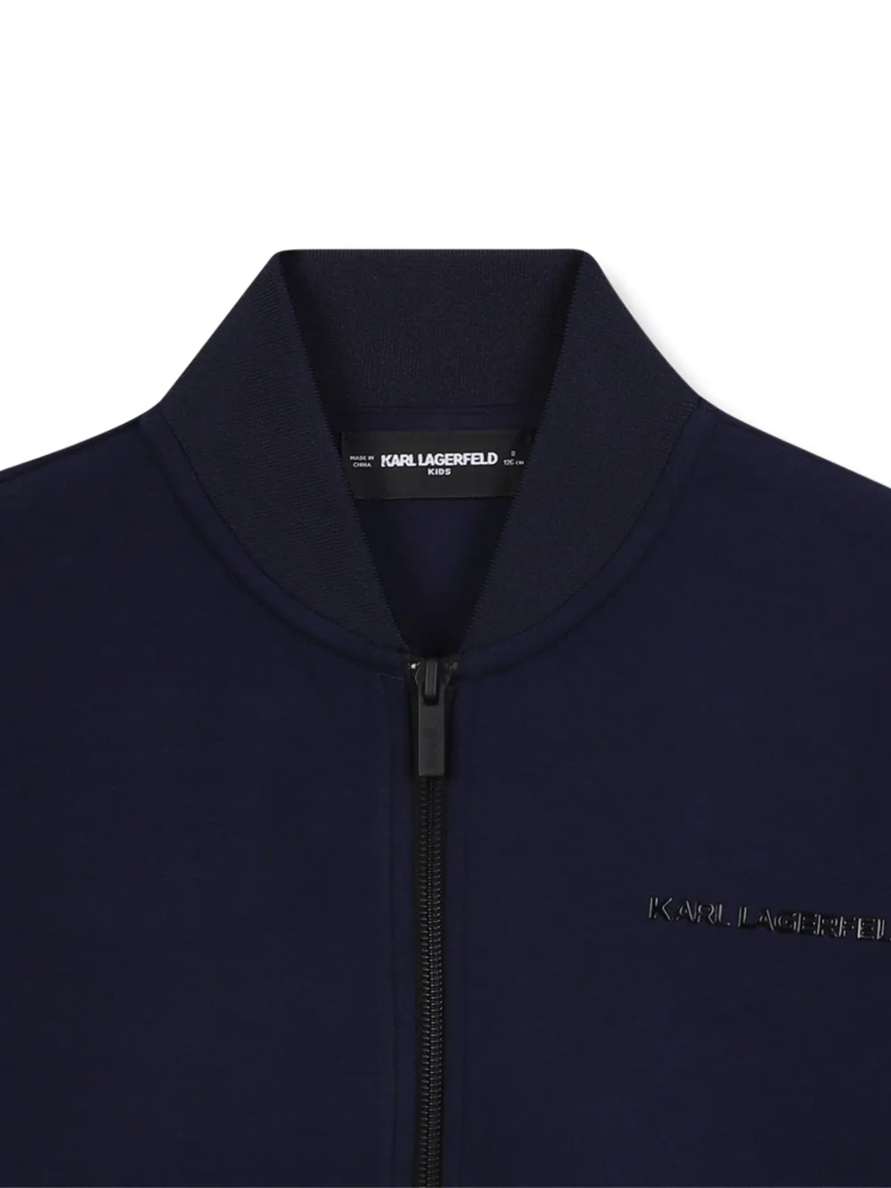 Karl Lagerfeld Kids Sweater met rits Blauw
