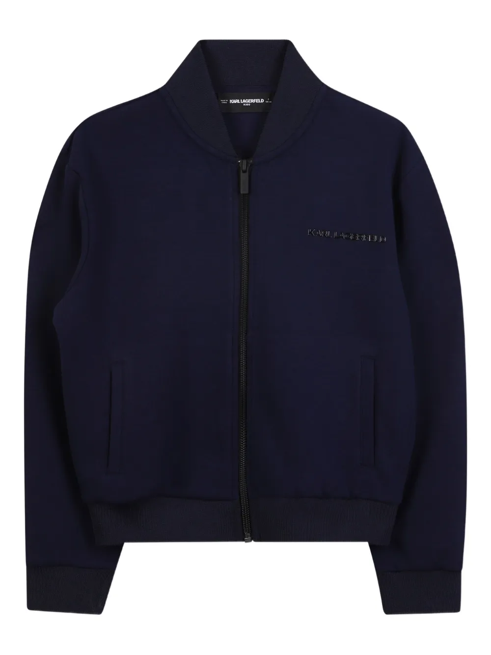 Karl Lagerfeld Kids Sweater met rits Blauw