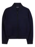 Karl Lagerfeld Kids zip-up sweatshirt - Blue