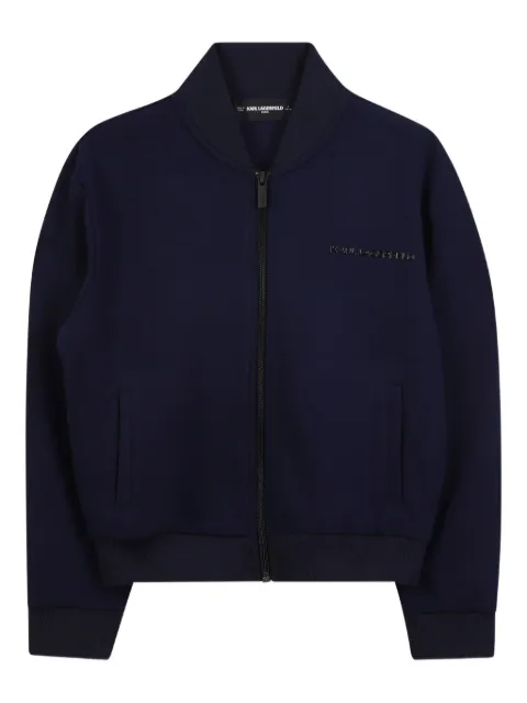 Karl Lagerfeld Kids zip-up sweatshirt
