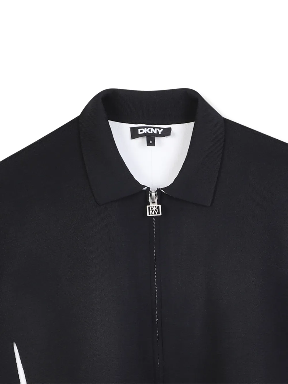 Dkny Kids Cropped gilet met rits Zwart